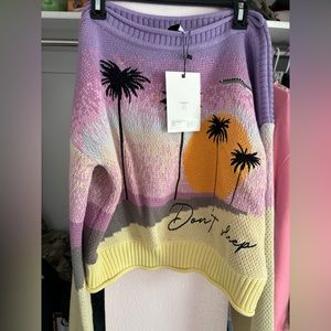 House of Sunny off the shoulder sweater
